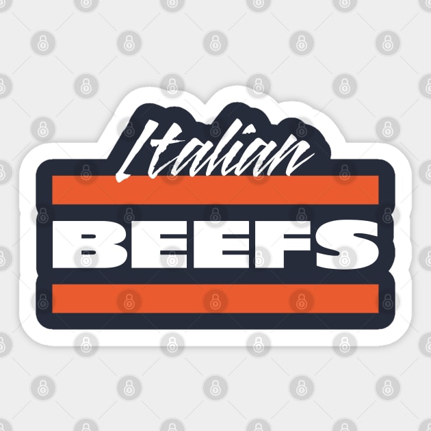 The Chicago Italian Beefs Sticker by harebrained